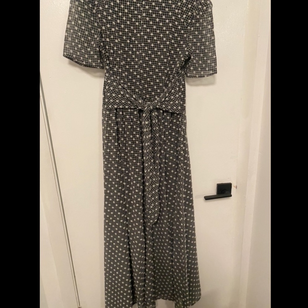 Calvin Klein Black & White Maxi Dress